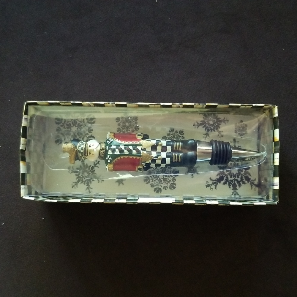 Mackenzie-Childs Nutcracker Bottle Stopper